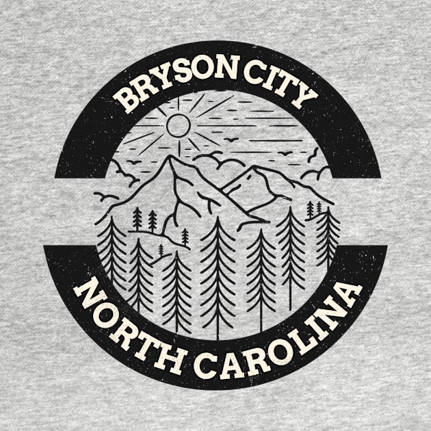 Bryson City, North Carolina by Mountain Morning Graphics